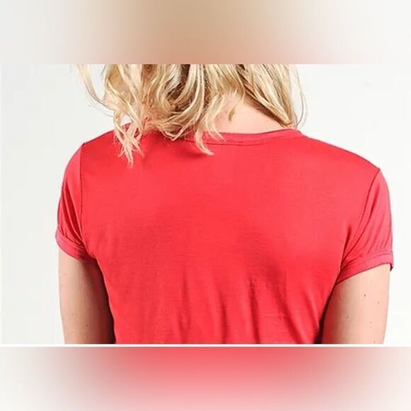 Blush FRIEs OVER GUYS crop top - Picture 4 of 10